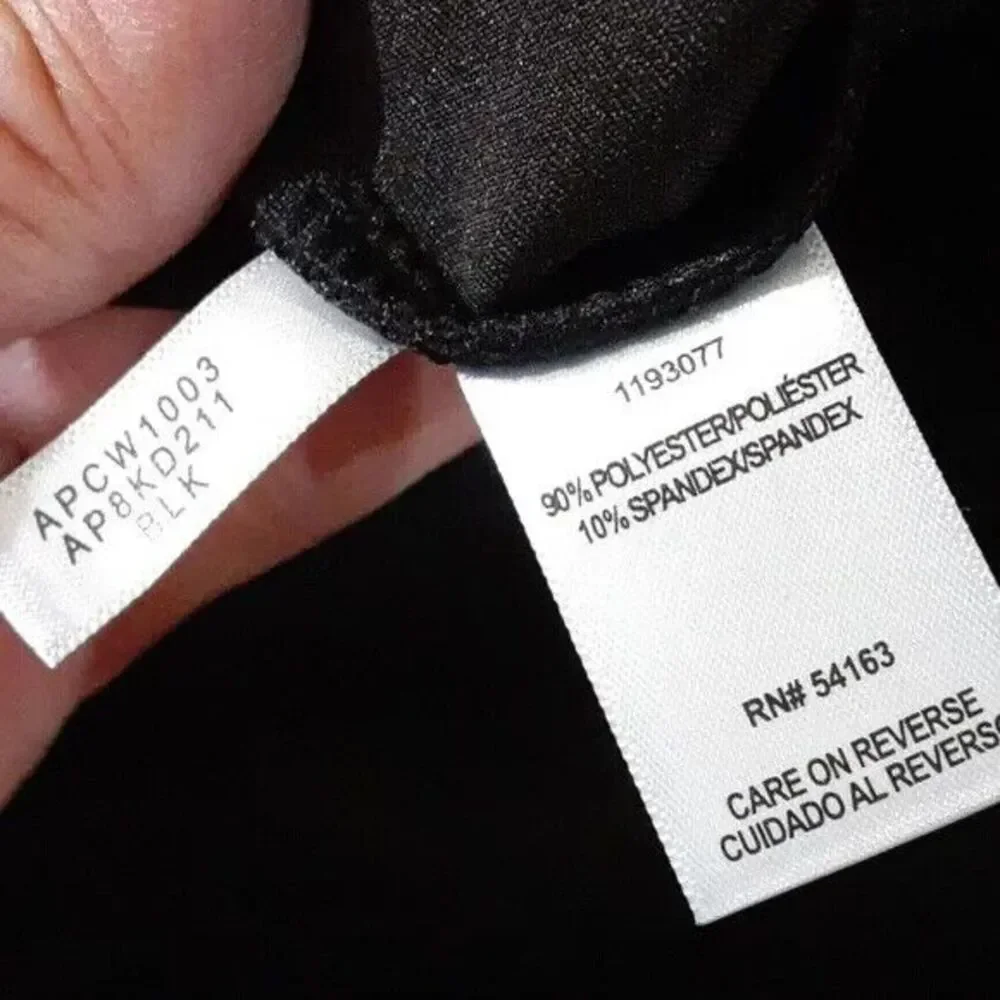 Andrew Marc pants women's size Large black  New - Picture 14 of 14